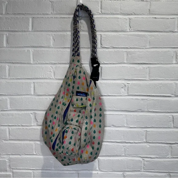 Kavu Bags Kavu Rope Canvas Sling Bag Backpack Polka Dot Poshmark
